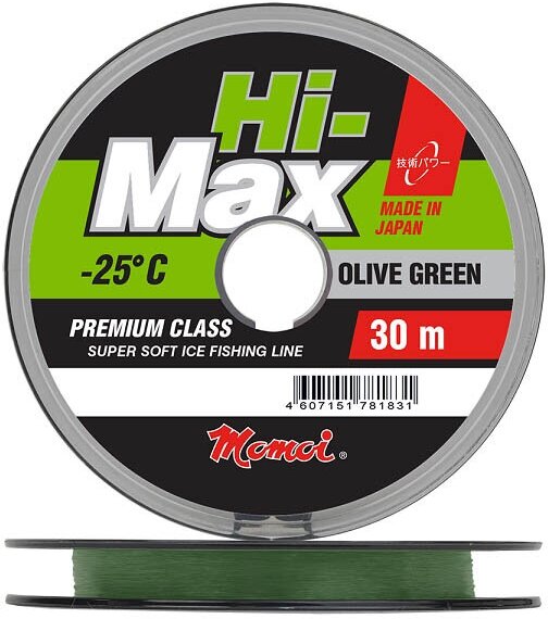 Леска Momoi Hi-Max Olive 30м 0.15мм 2.5кг