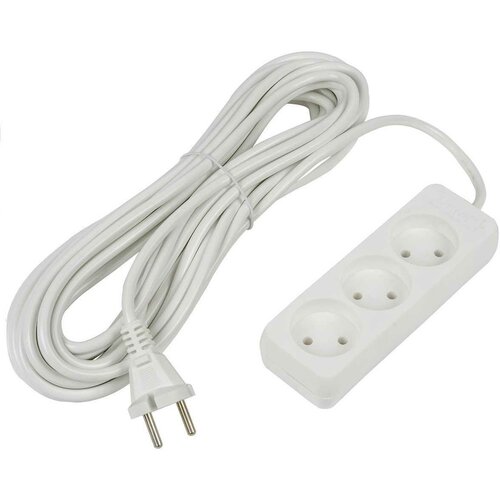 Удлинитель Uniel Ultra 3гн х 10м б/з S-CU3-7 White UL-00009986