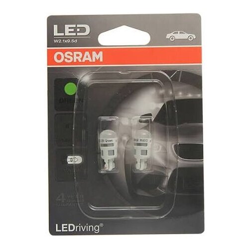 фото Лампа автомобильная светодиодная osram ledriving standard 2880gr w5w 2 шт.