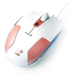 Мышь E-BLUE Cobra Type-S, розовая, USB, игровая