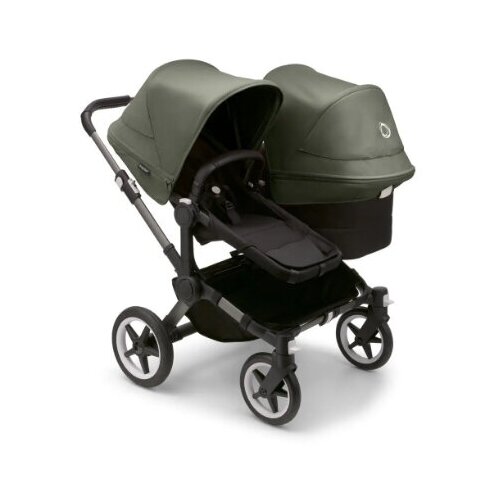 Детская коляска 2 в 1 Bugaboo Donkey5 Duo Graphite/Midnight Black/Forest Green