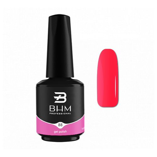 BHM Professional Гель-лак Gel Polish, 7 мл, 15 г, №088 Juicy Kiss