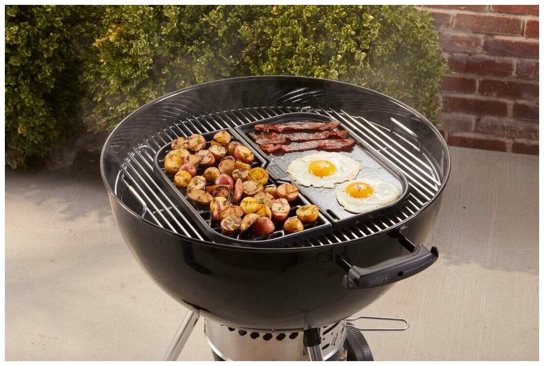 Комплект Weber Gourmet BBQ System, решетка гриль и противень (8858) - фотография № 3