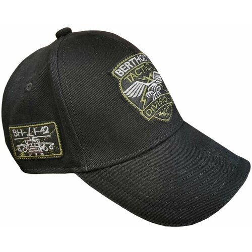 фото Бейсболка bertholth tactical division, размер 56-58, черный