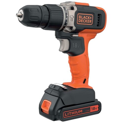 Аккумуляторная ударная дрель-шуруповерт BLACK+DECKER BCD003BA10S-QW