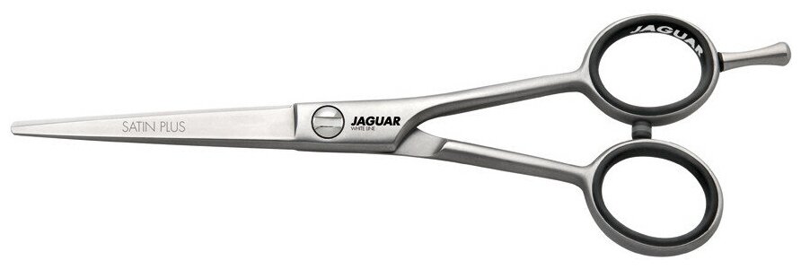 Парикмахерские ножницы JAGUAR White Line SATIN PLUS прямые 6,0", серебристые 4760