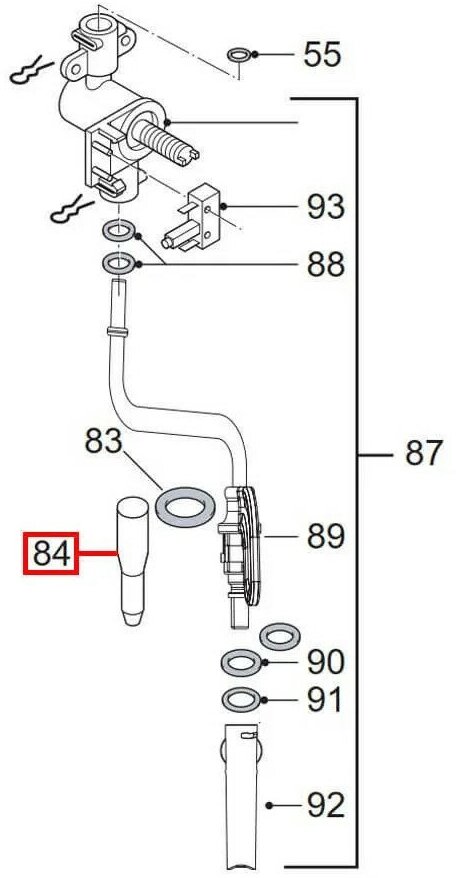 Сопло капучинатора для кофемашин DeLonghi 5332113800 - фотография № 6