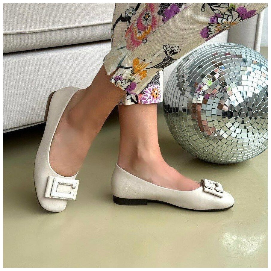 Купить Туфли-балетки кожаные SG Collection за 4900р. с доставкой