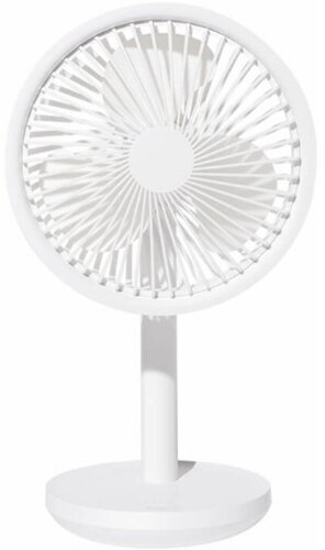 Портативный вентилятор настольный поворотный SOLOVE table-top rotary fan 4000mAh 3 Speed Type-C (F5) белый - фотография № 6