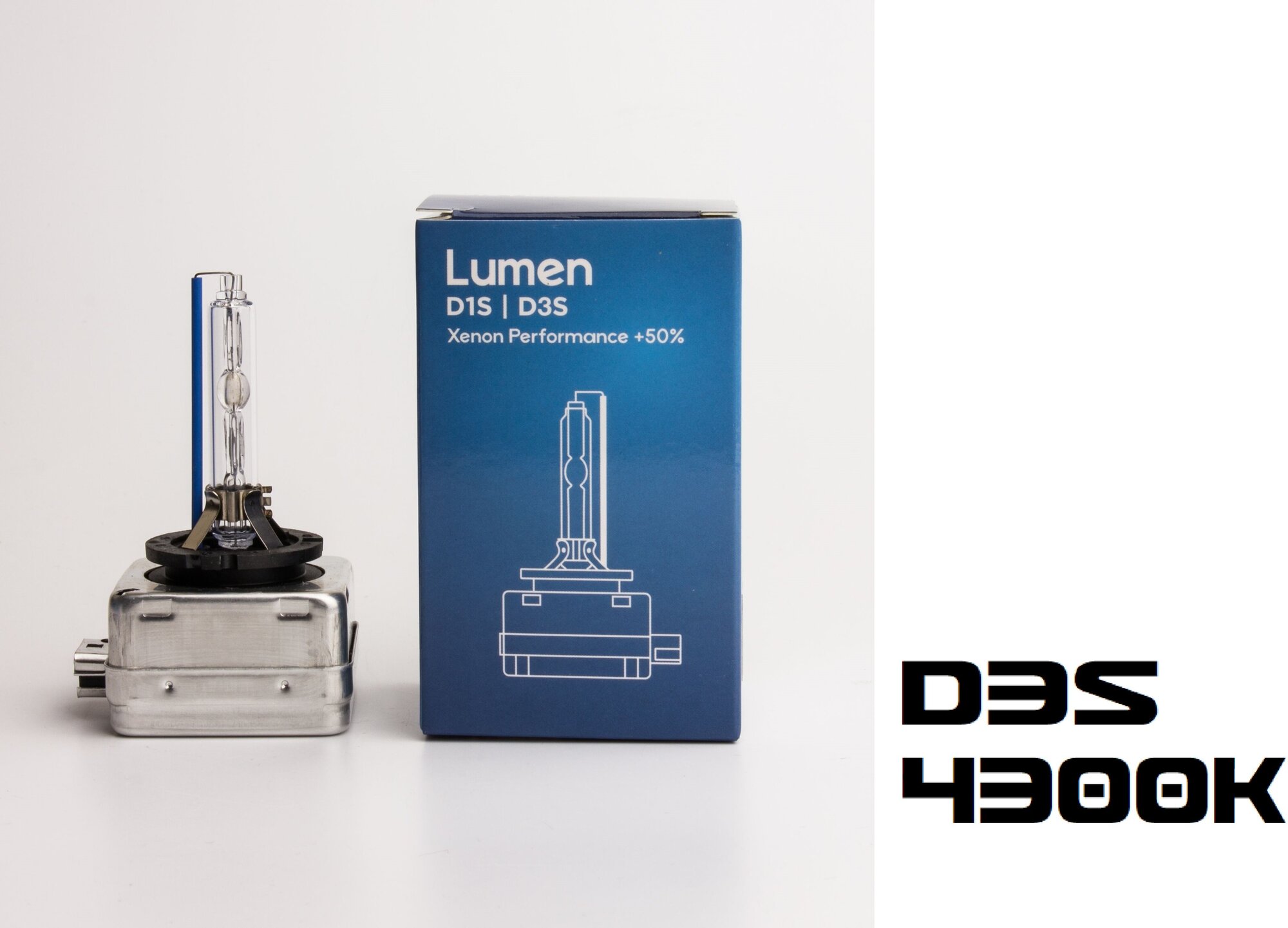 Ксенон D3S (4300) Lumen Performance +50%лампа 1шт.