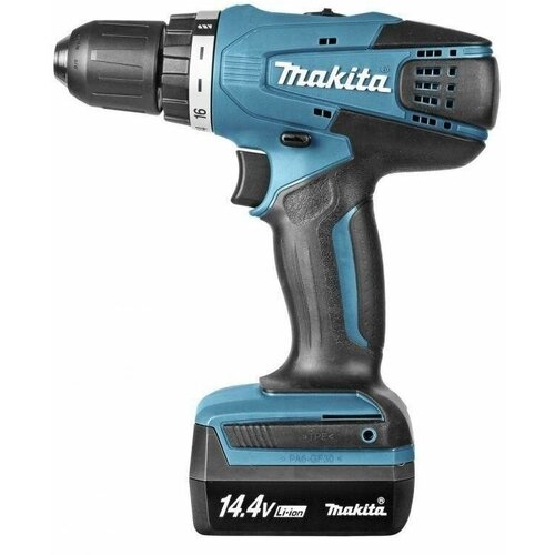 Шуруповерт Makita DF347DWLE аккум патрон быстрозажимной кейс в комплекте 2414500₽