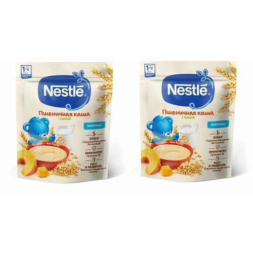 Каша молочная Nestle пшеница-тыква с 5 месяцев 200 г 2 шт каша молочная nestle пшеница тыква с 5 месяцев 200 г 2 шт