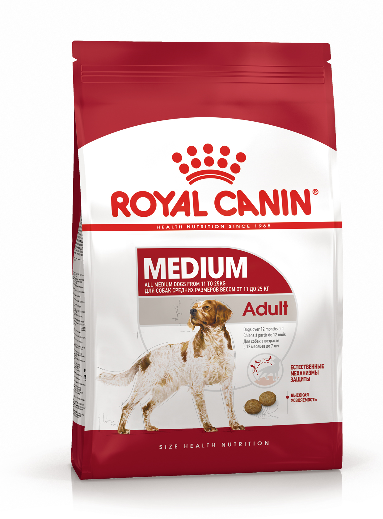 Сухой корм Royal Canin Medium Adult, для взрослых собак средних размеров от 12 месяцев, 3 кг.