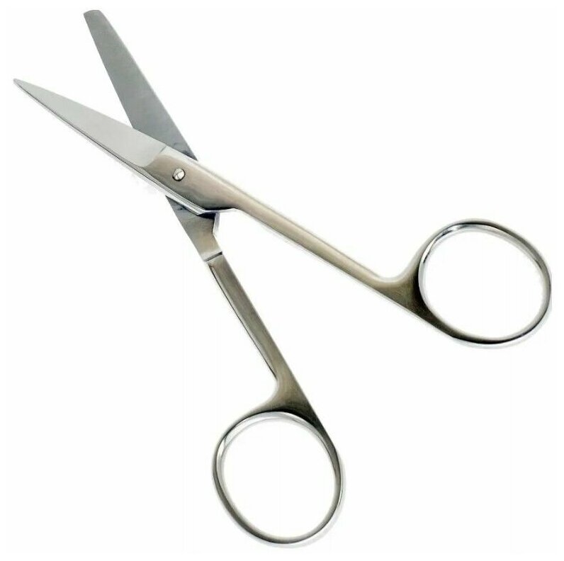 Ножницы медицинские хирургические с 1 острым концом прямые 170 мм.