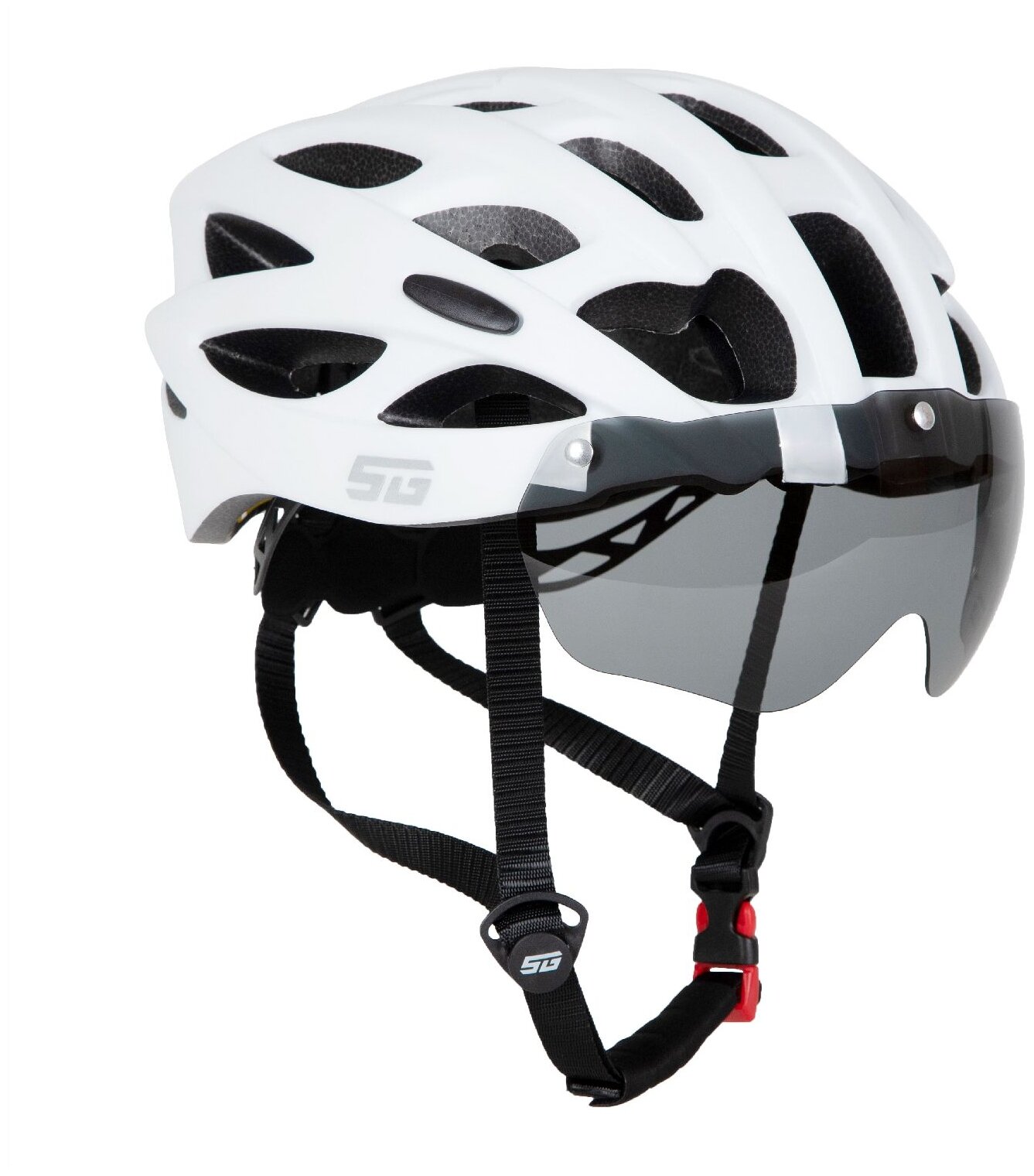 Шлем STG WT-037 с визором белый, Размер: L L