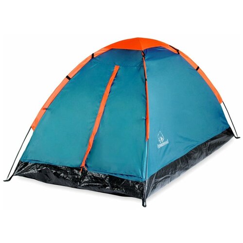 Палатка 2-х местная Greenwood Summer 2 синий/оранжевый дополнительный натяжной зажим для палатки уличный крючок для кемпинга большая зажимная вешалка для палатки ветрозащитный пояс с зазубри