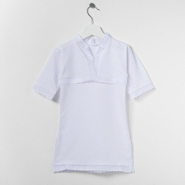 Крестильная рубашка, Артикул 0902, 80 рост, Белый.