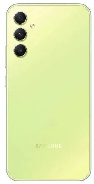 Смартфон Samsung Galaxy A34 5G 6/128 ГБ, Dual nano SIM, лайм — фото 1