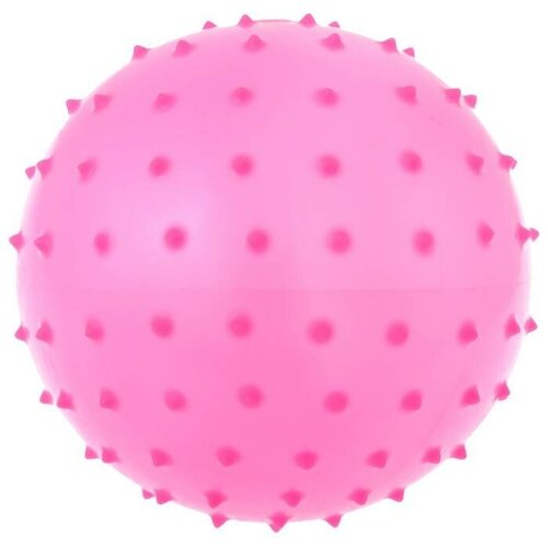 Мячик массажный, матовый пластизоль, диаметр 16 см, 35 г, в ассортименте, 1 шт.