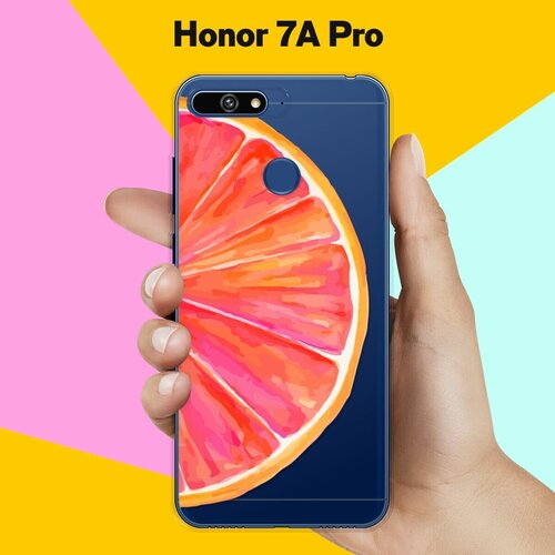 Силиконовый чехол Грейпфрут на Honor 7A Pro