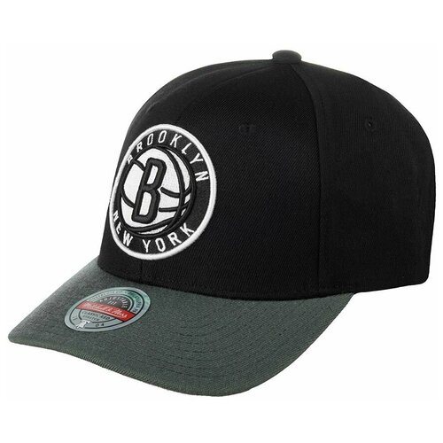 фото Бейсболка mitchell ness hhss3265-bneyypppbkgy brooklyn nets nba, размер one mitchell & ness