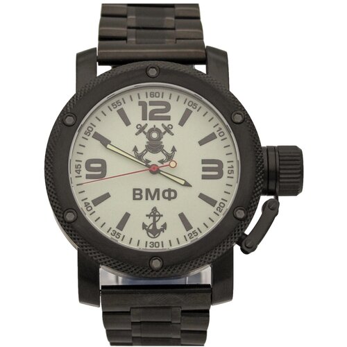 Наручные часы ТРИУМФ Часы ВМФ механические (сапфировое стекло) 103.1025.1, белый