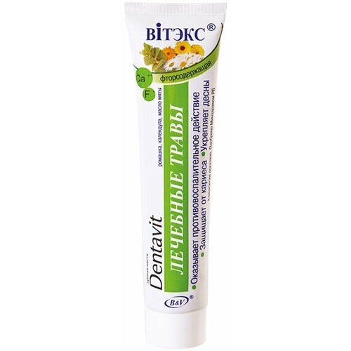 Belita Зубная паста Дентавит 7 целебных трав абсолютная защита, 90 гр, 3 шт