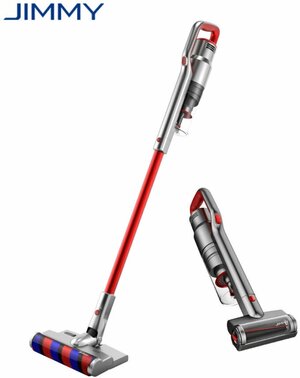 Пылесос вертикальный Jimmy JV65 Graphite+Red with mopping kit Cordless Vacuum Cleaner+charger ZD24W342060EU