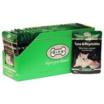 Пауч Gina для взрослых кошек с тунцом и овощами в густом соусе 85г 99600 - изображение