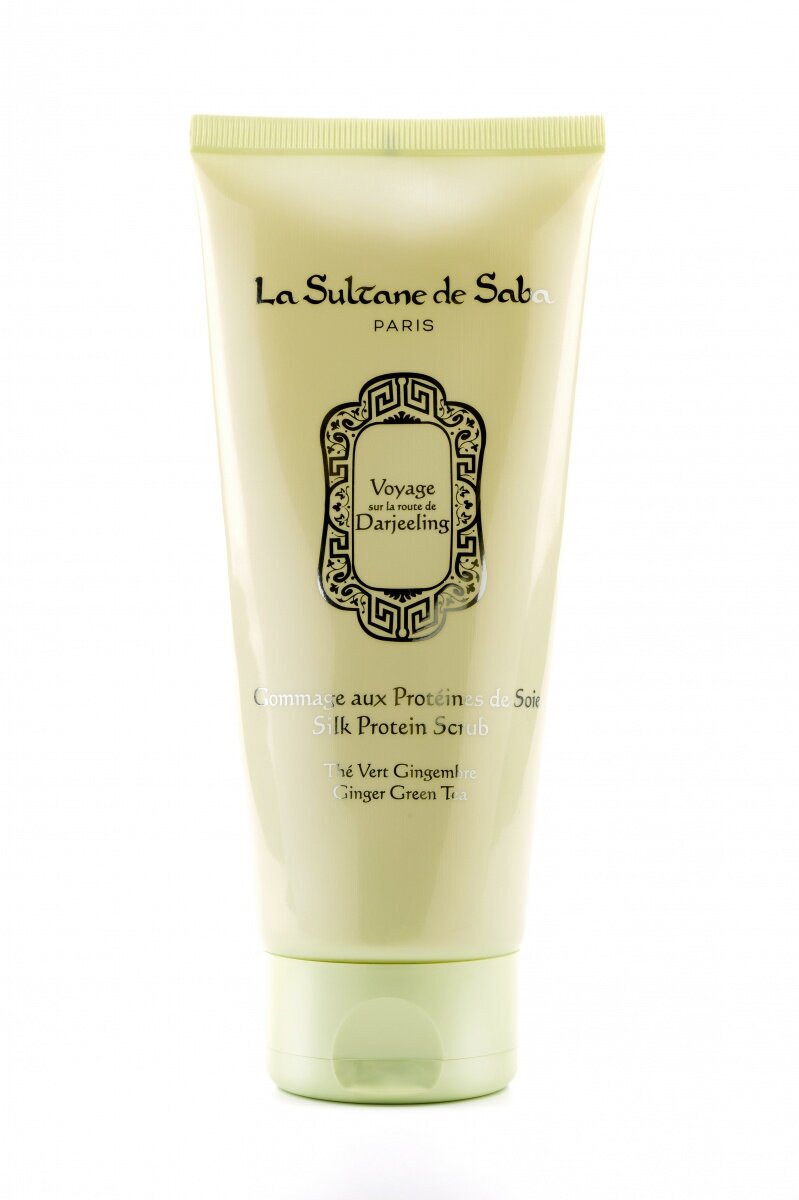 Эксфолиант la sultane de saba silk protein scrub ginger green tea