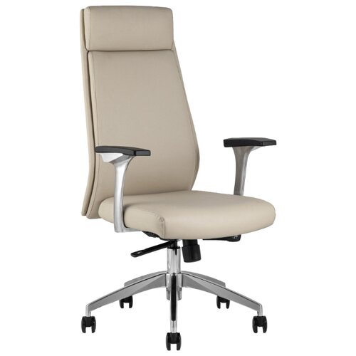 фото Компьютерное кресло stool group topchairs armor для руководителя, обивка: искусственная кожа, цвет: бежевый