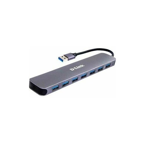 Концентратор D-Link с 7 портами USB 30 1 порт с поддержкой режима быстрой зарядки DUB-1370B2A 469900₽