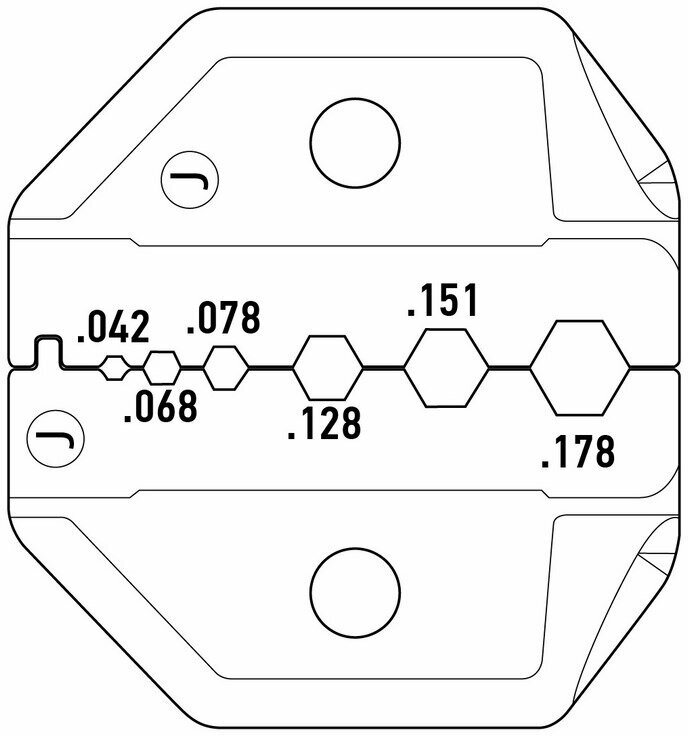 Кримпер профессиональный для обжима F и BNC разъемов RG-174 RG-179 Fiber Optic