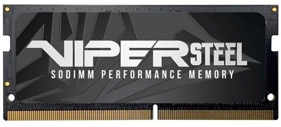 Оперативная память Patriot Memory SO-DIMM DDR4 8Gb 2666MHz pc-21300 Viper Steel (PVS48G266C8S)