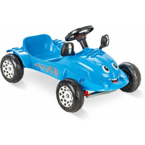 Детская педальная машина Pilsan Herby Car голубой веломобиль pilsan herby красный