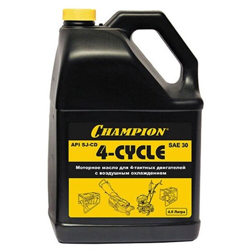 фото Масло для садовой техники champion 4-cycle sae30 4 л