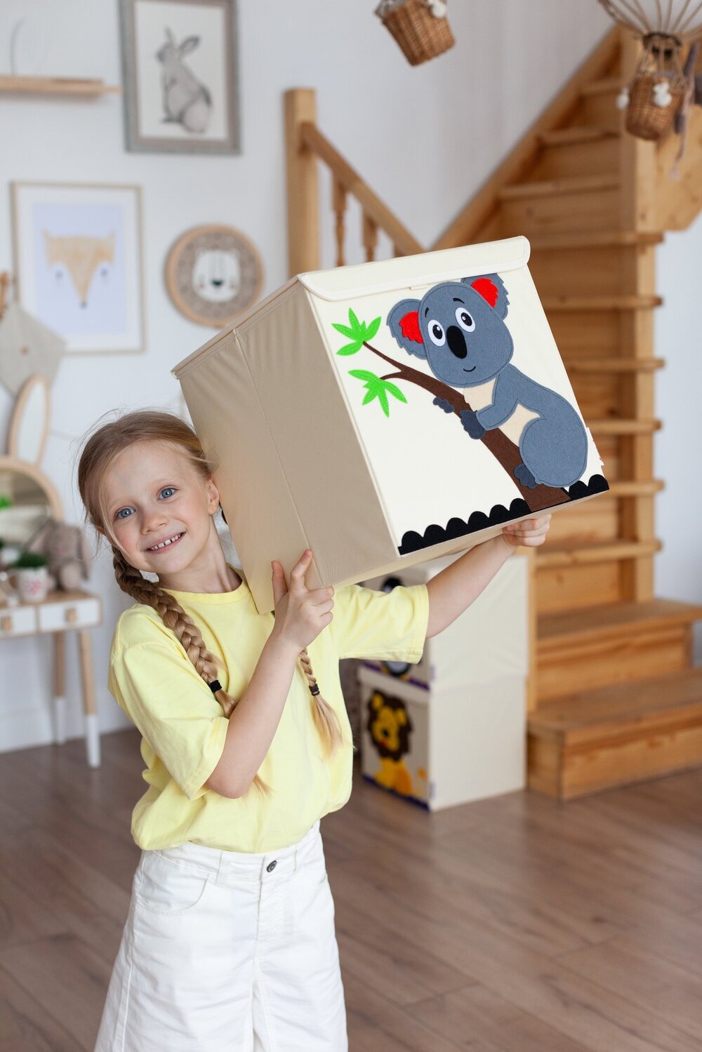 Короб для хранения детских вещей и игрушек "Коала" — фото 1