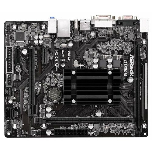 Материнская плата ASRock D1800M материнская плата asrock rack ep2c622d16nm