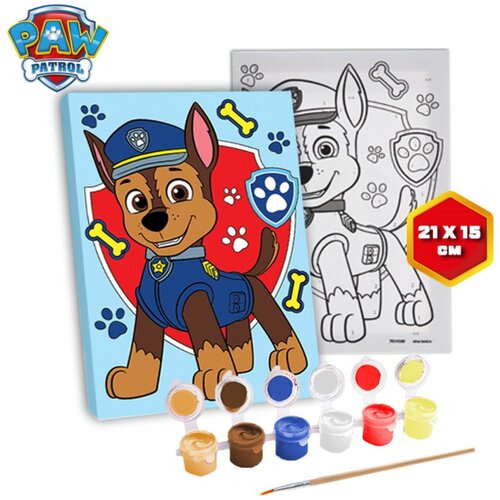 фото Картина по номерам 21х15 "гончик", paw patrol