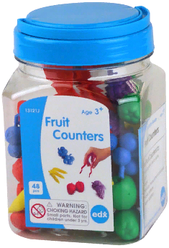 Счетный материал Edx Education Fruit Counters 13121J разноцветный
