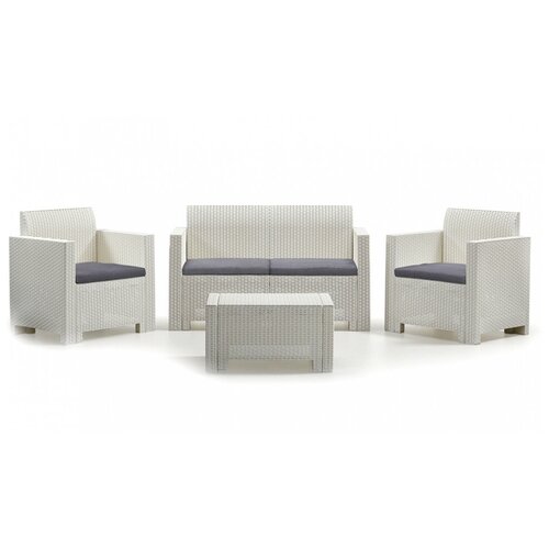 BICA Комплект мебели NEBRASKA 2 Set /диван, 2 кресла и стол/, белый 9067