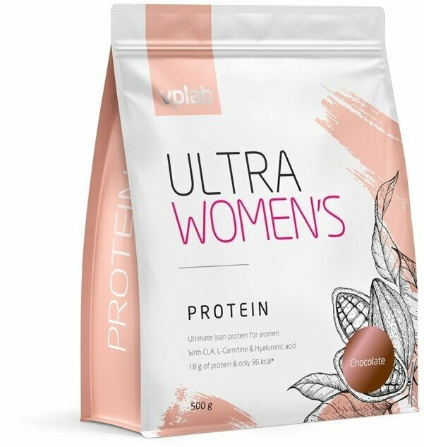 Протеиновый коктейль VPLAB Ultra Women’s Protein контроль веса порошок 500 г шоколад