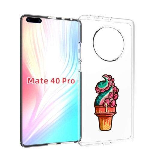 Чехол MyPads мороженное для Huawei Mate 40 Pro (NOH-NX9) задняя-панель-накладка-бампер чехол mypads мороженное для huawei mate 40 pro noh nx9 задняя панель накладка бампер