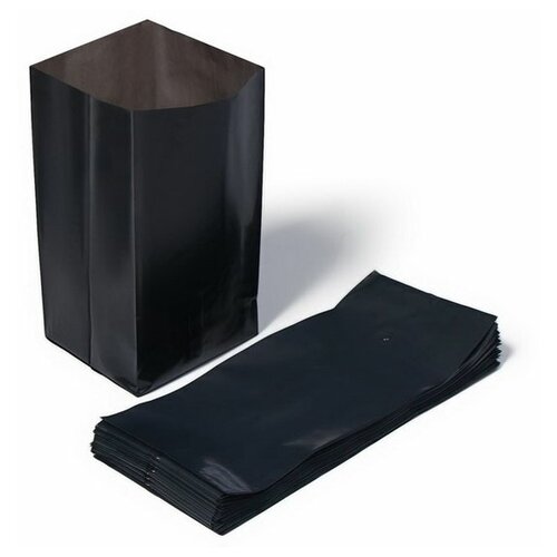 пакет для рассады 2 л 10х25 см толщина 60 мкм с перфорацией чёрный 50 шт Пакет для рассады, 2 л, 10 x 25 см, полиэтилен толщиной 60 мкм, с перфорацией, чёрный, 50 шт.