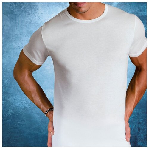 фото Cotonella мужская футболка полуприлегающего силуэта, черный, 44