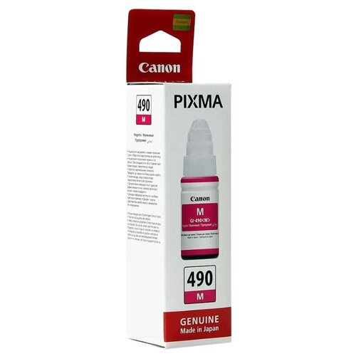 струйное мфу canon pixma g3411 Картридж ориг. Canon GI-490M Magenta пурпурный для PIXMA G1400/2400/3400 (7000стр), цена за штуку, 244382