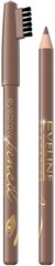 EVELINE Карандаш для бровей Eyebrow Pencil контурный, 5 г, Light Brown