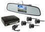 MasterPark 604-4-PZ парктроник с камерой заднего вида для авто, четырьмя датчиками и монитором 4.3 дюйма в зеркале. подарочная упаковка