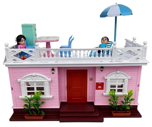 Игрушки для девочек / Кукольный домик / Дом для кукол / со светом, на батарейках, 4310,529 см, YarTeam