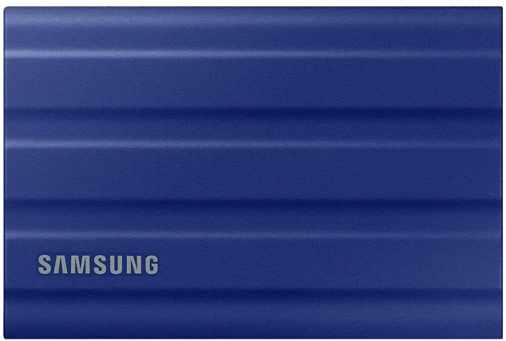 Внешний SSD-накопитель 1Tb Samsung T7 Shield MU-PE1T0R/WW (SSD) USB 3.2 Type C Синий